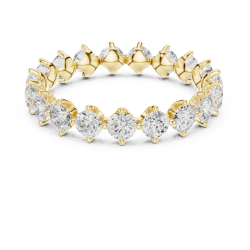 Alternating Step Lab Grown Diamond Ring