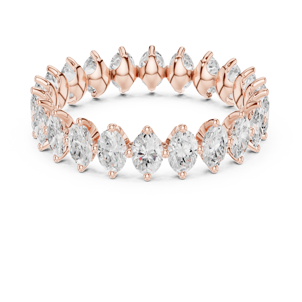 Swirling Ribbon Lab Grown Diamond Ring