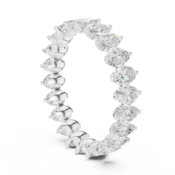 Swirling Ribbon Lab Grown Diamond Ring