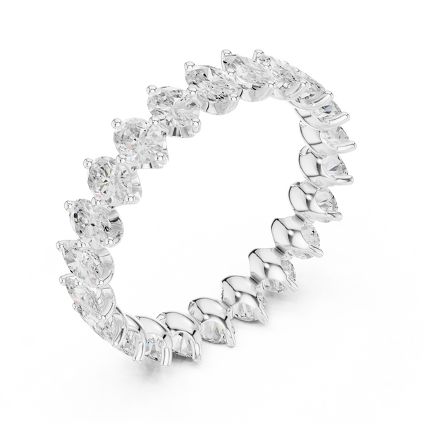 Swirling Ribbon Lab Grown Diamond Ring