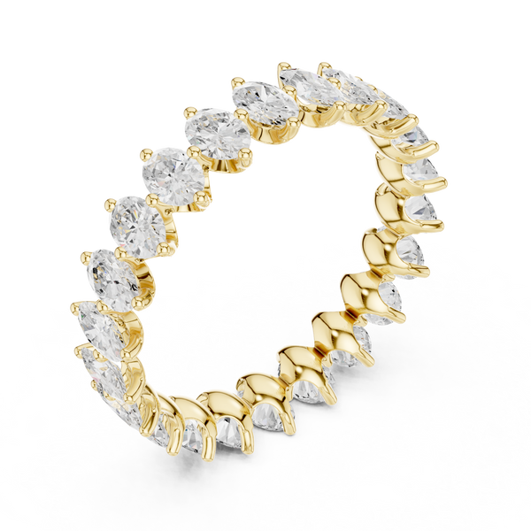 Swirling Ribbon Lab Grown Diamond Ring