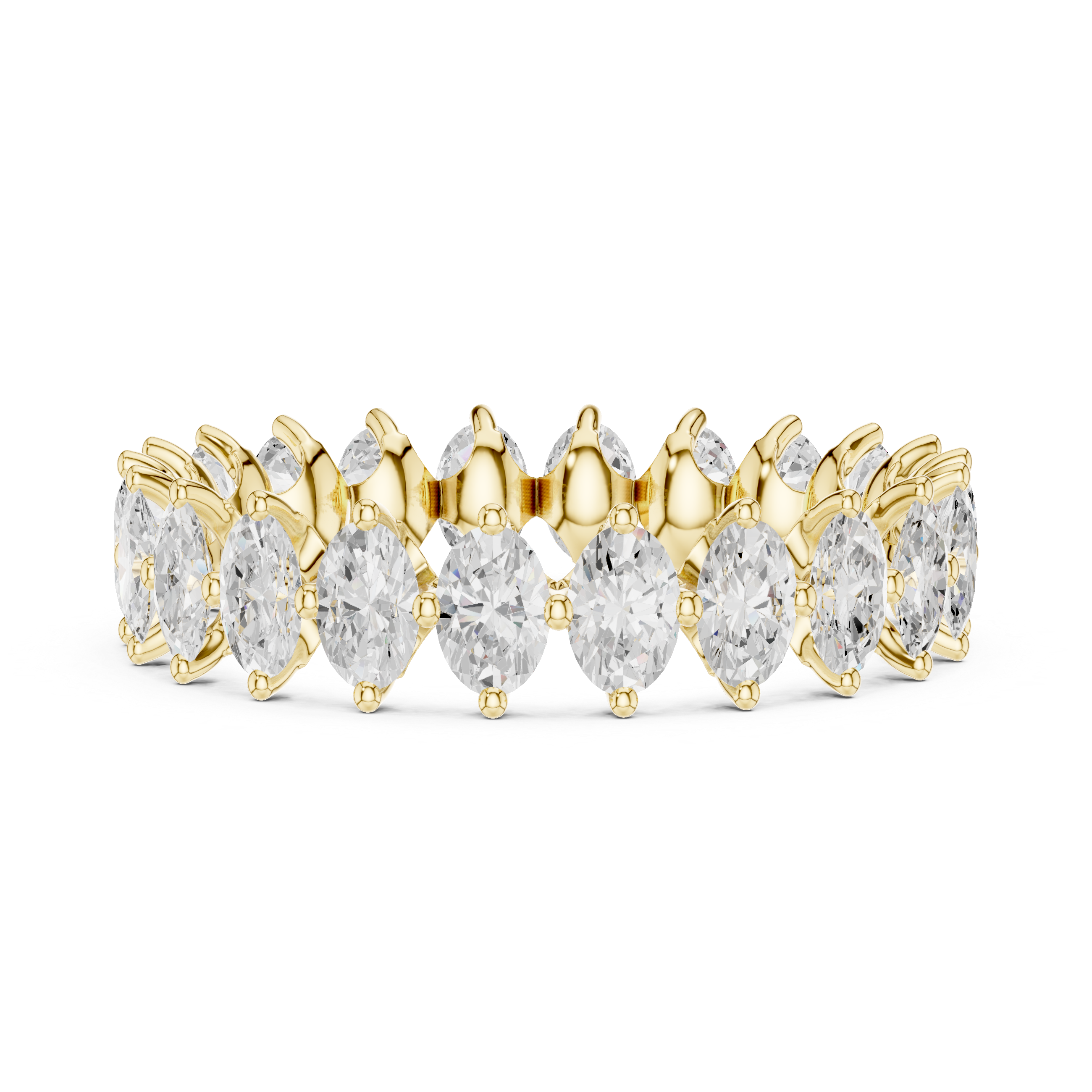 Swirling Ribbon Lab Grown Diamond Ring