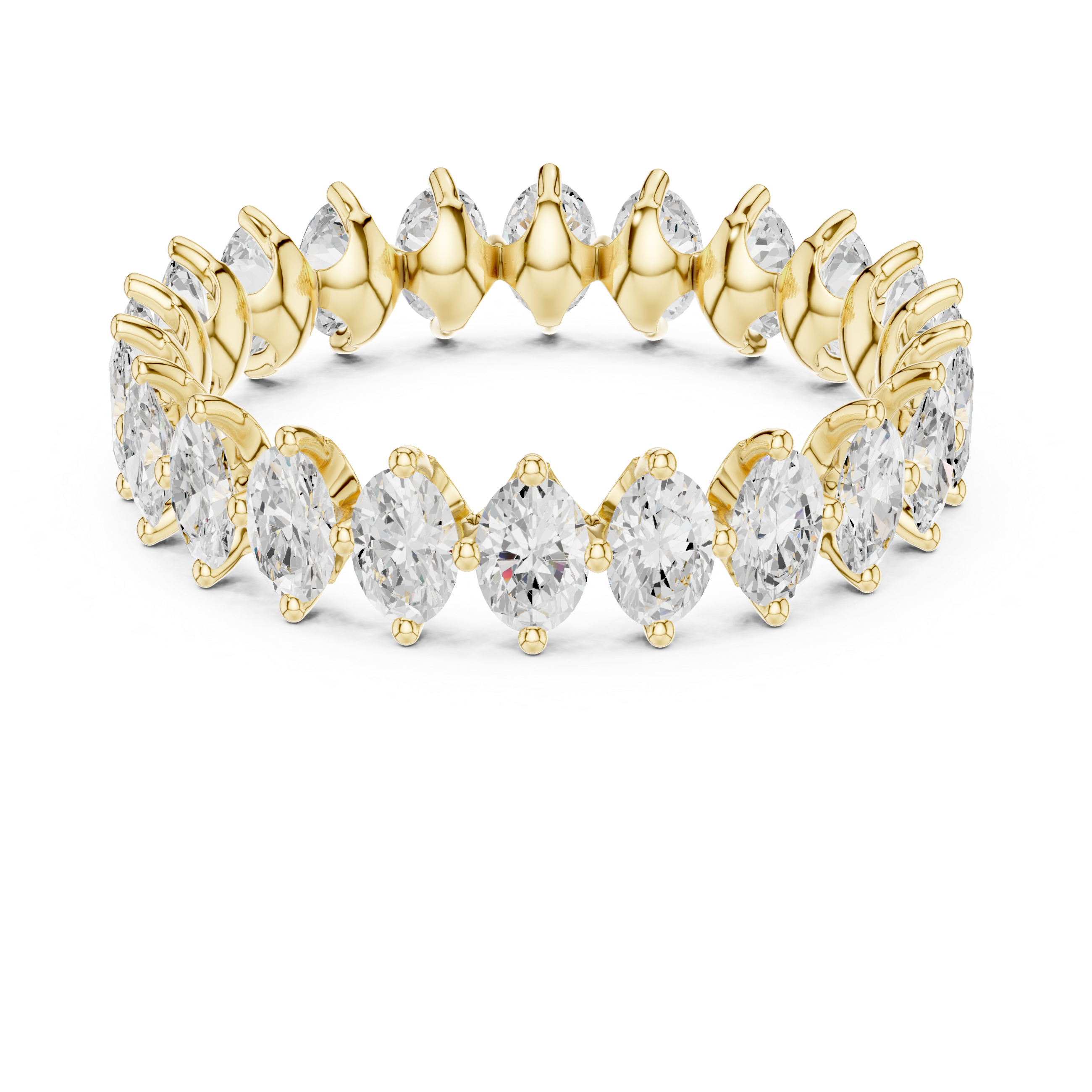 Swirling Ribbon Lab Grown Diamond Ring