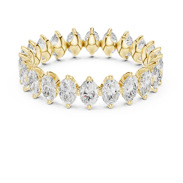 Swirling Ribbon Lab Grown Diamond Ring