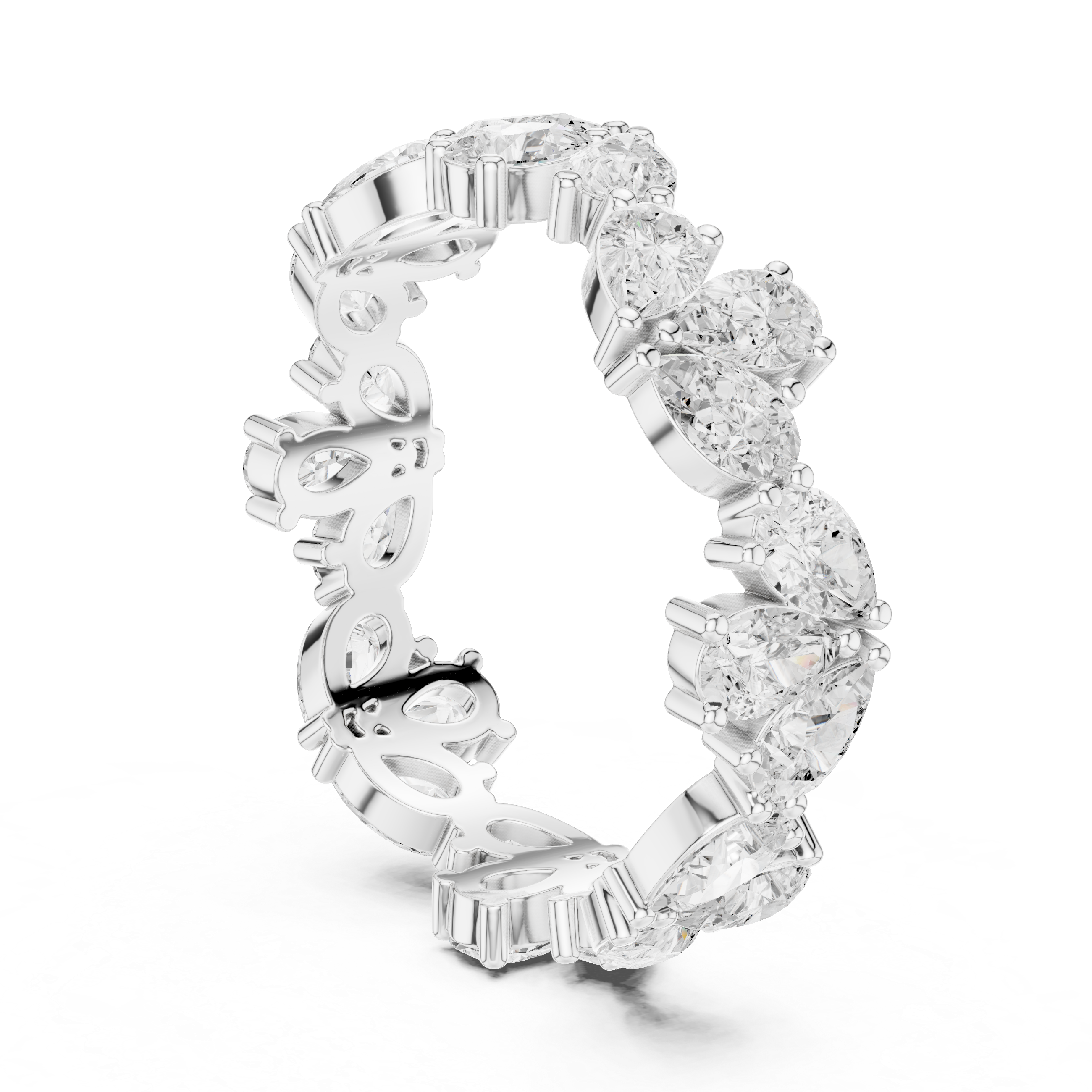 Split Halo Lab Grown Diamond Ring