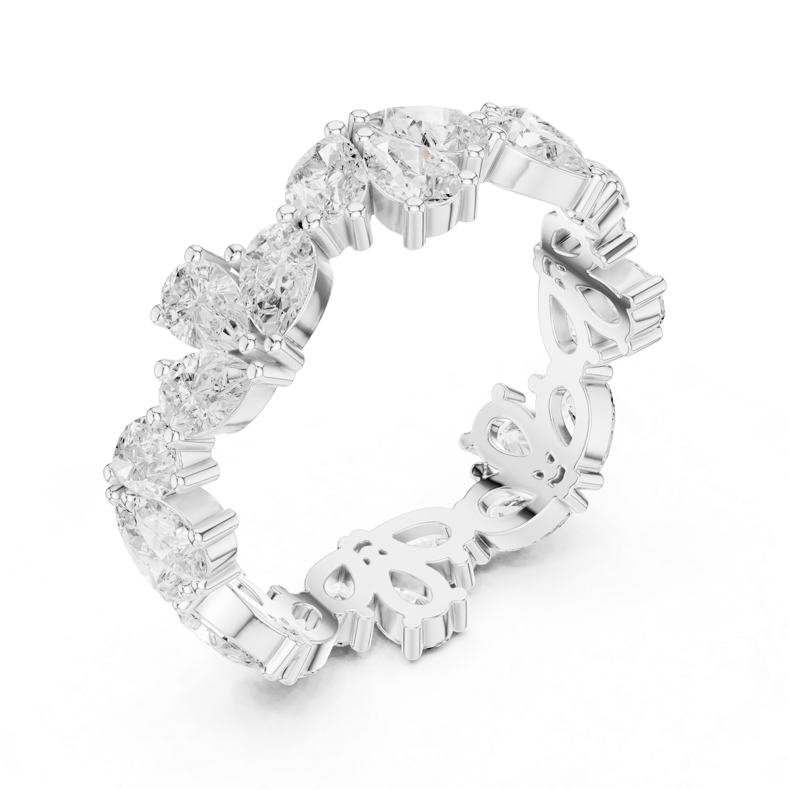 Split Halo Lab Grown Diamond Ring
