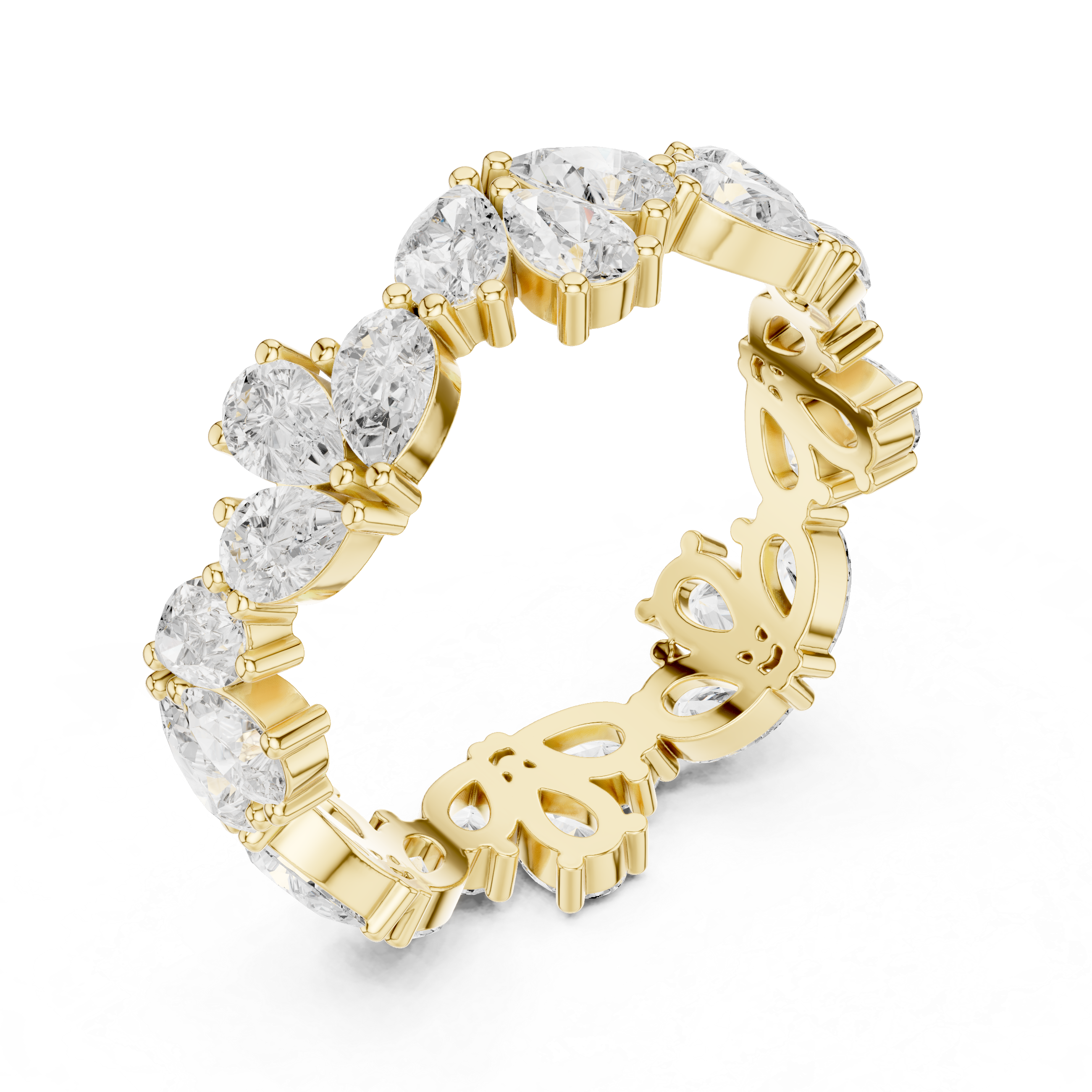 Split Halo Lab Grown Diamond Ring