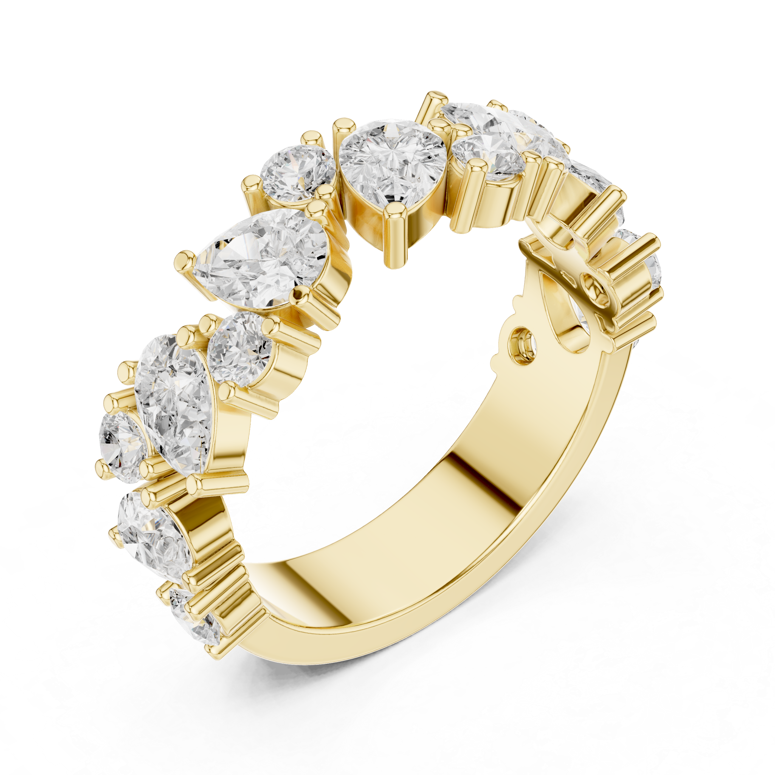 Clean Solitaire Lab Grown Diamond Ring