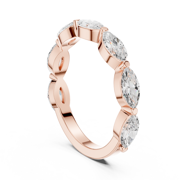 Geometric Frame Lab Grown Diamond Ring