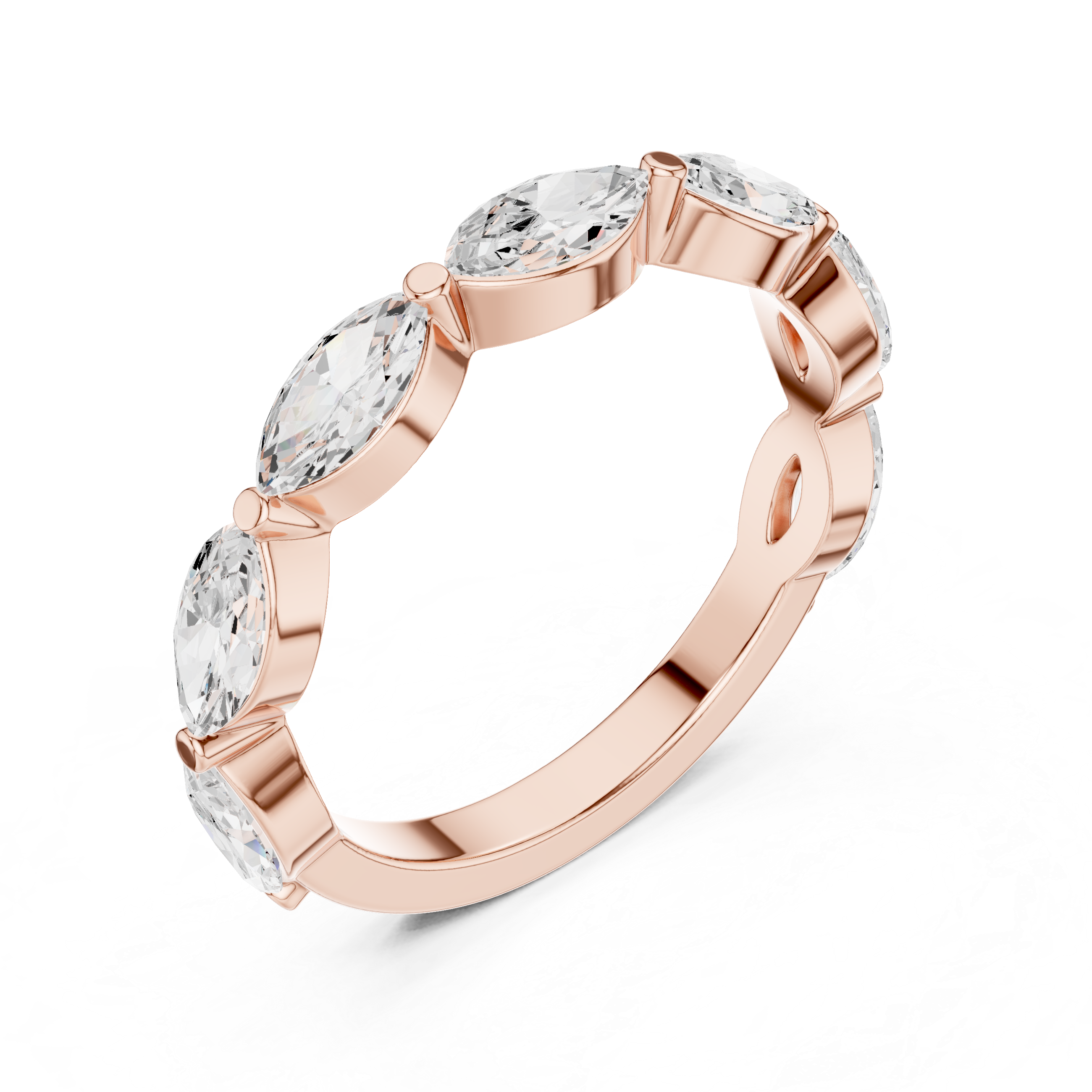 Geometric Frame Lab Grown Diamond Ring