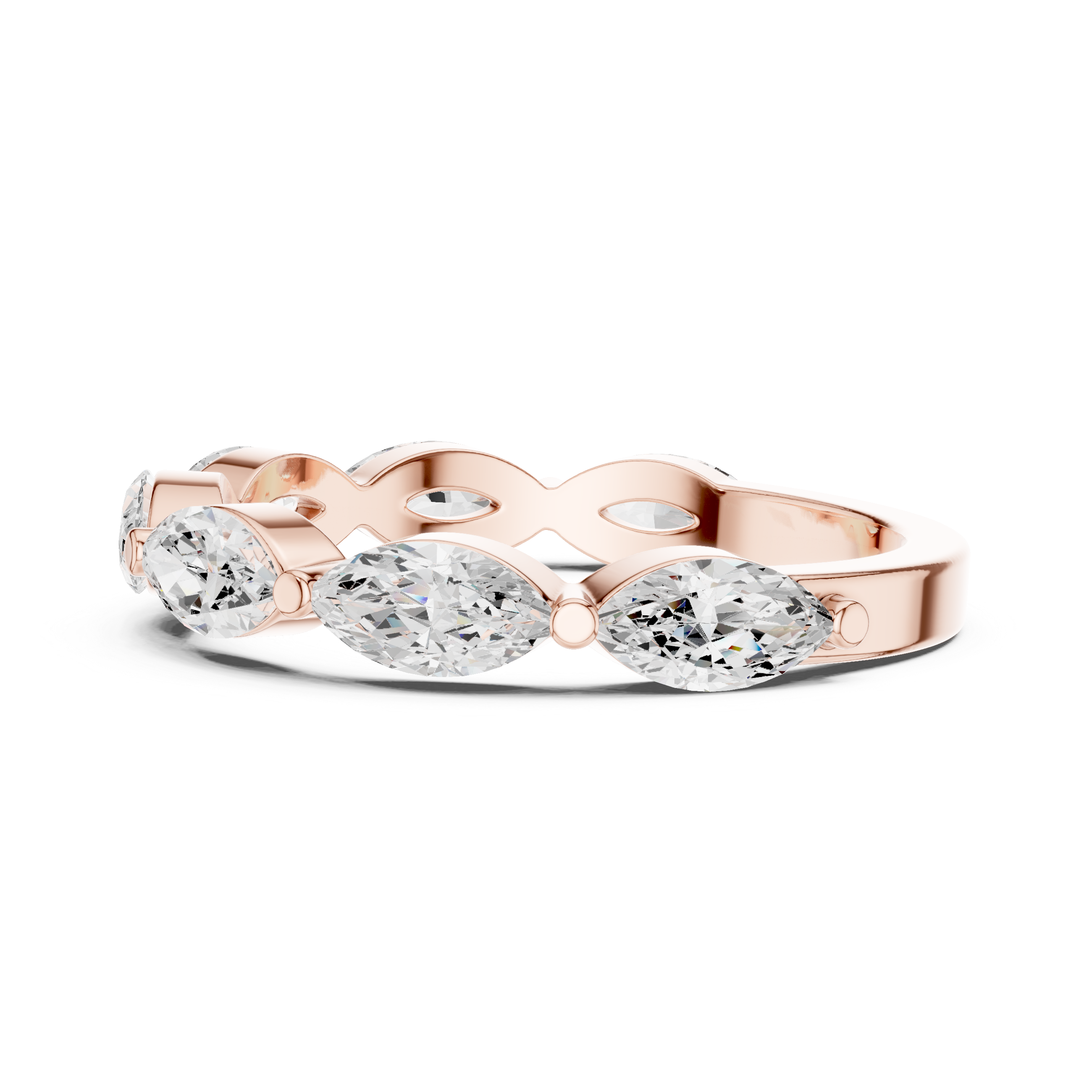 Geometric Frame Lab Grown Diamond Ring