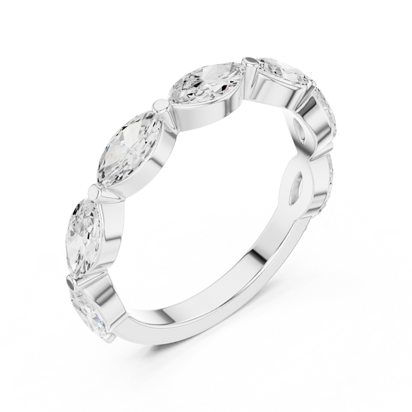 Geometric Frame Lab Grown Diamond Ring
