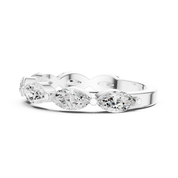 Geometric Frame Lab Grown Diamond Ring