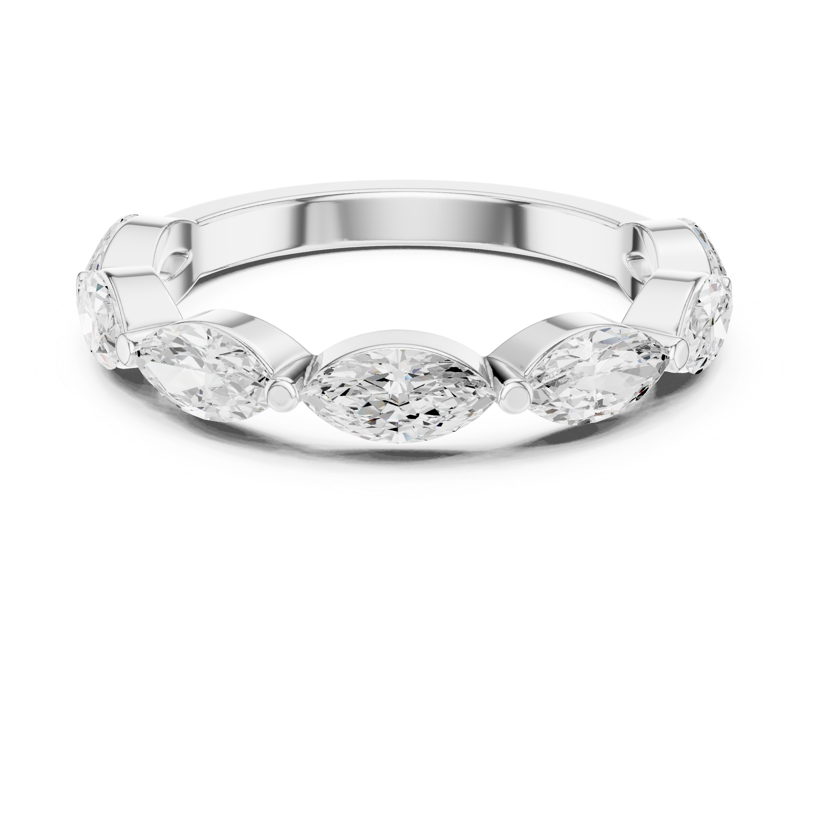 Geometric Frame Lab Grown Diamond Ring