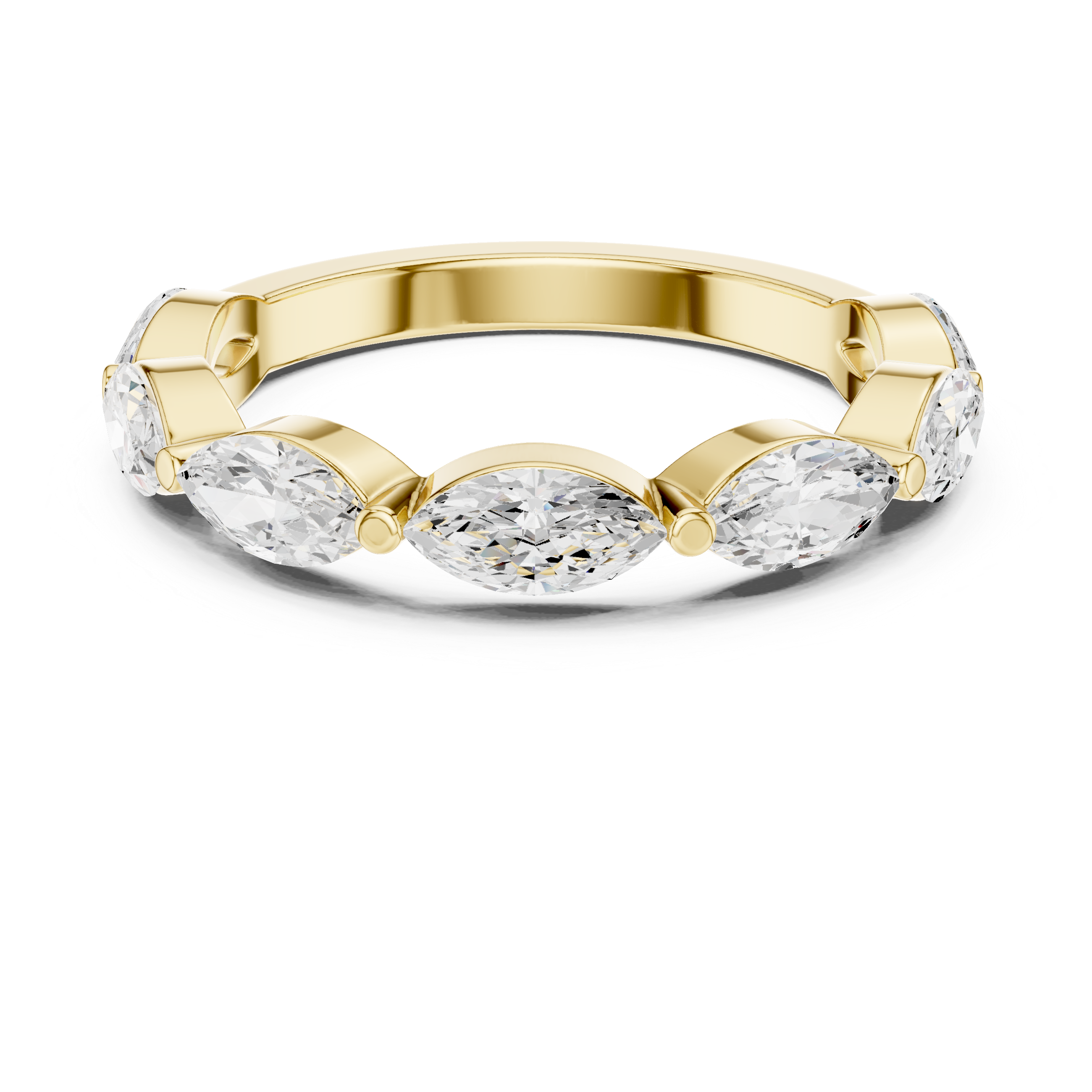 Geometric Frame Lab Grown Diamond Ring
