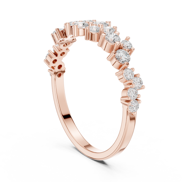 Sleek Arch Lab Grown Diamond Ring