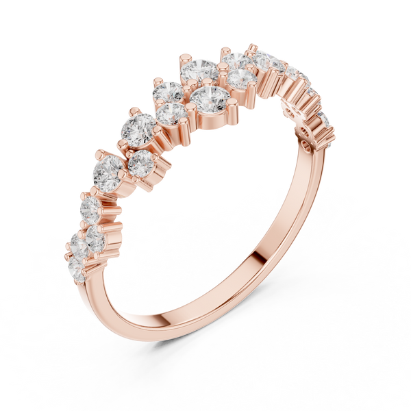 Sleek Arch Lab Grown Diamond Ring