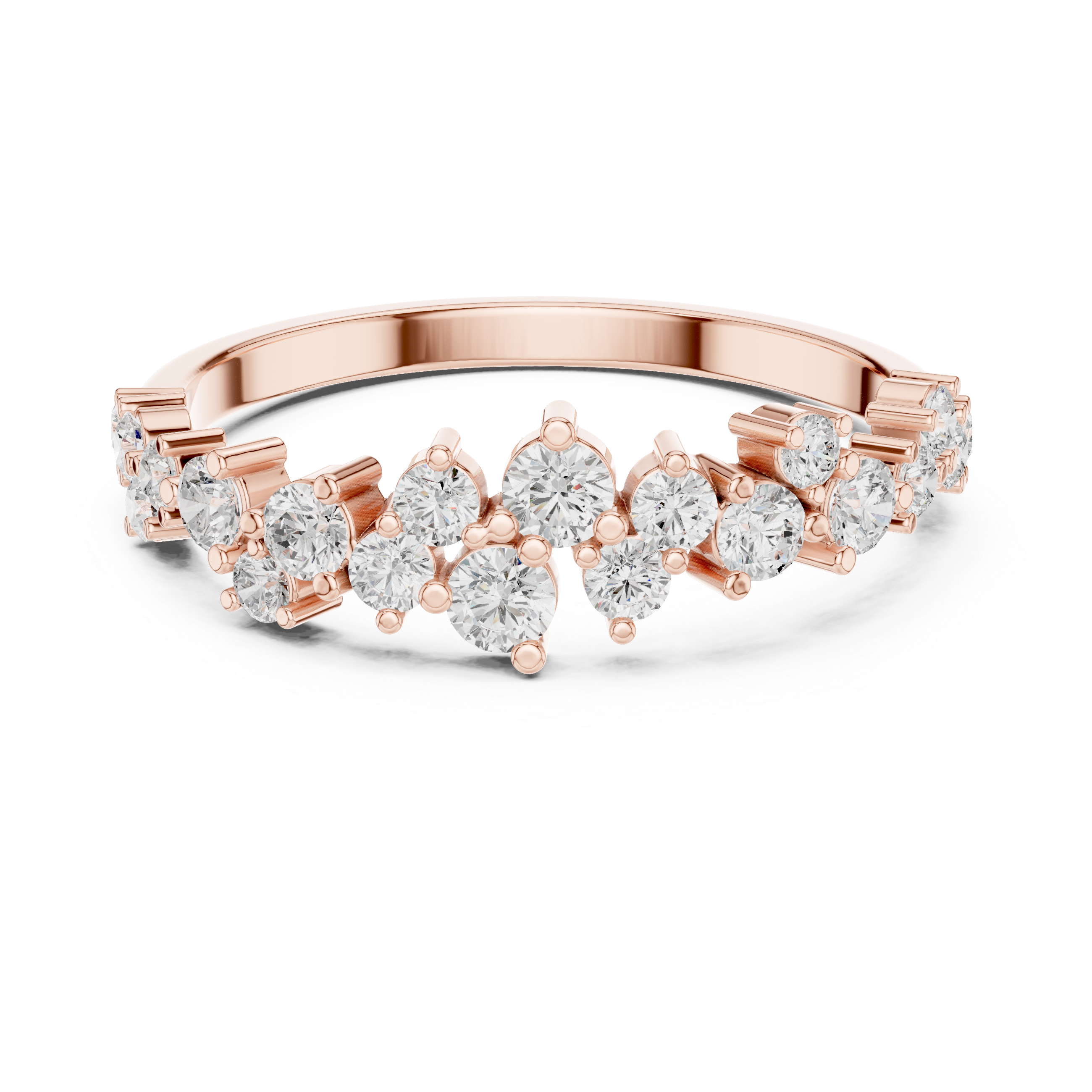 Sleek Arch Lab Grown Diamond Ring