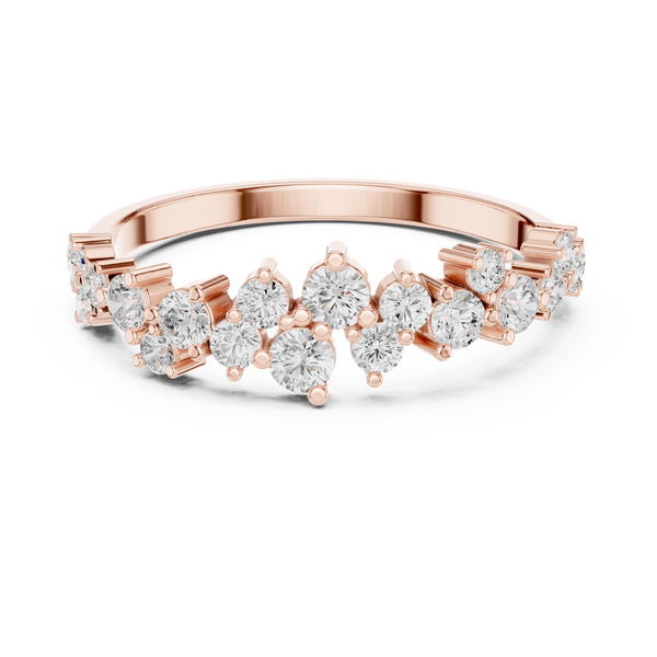 Sleek Arch Lab Grown Diamond Ring