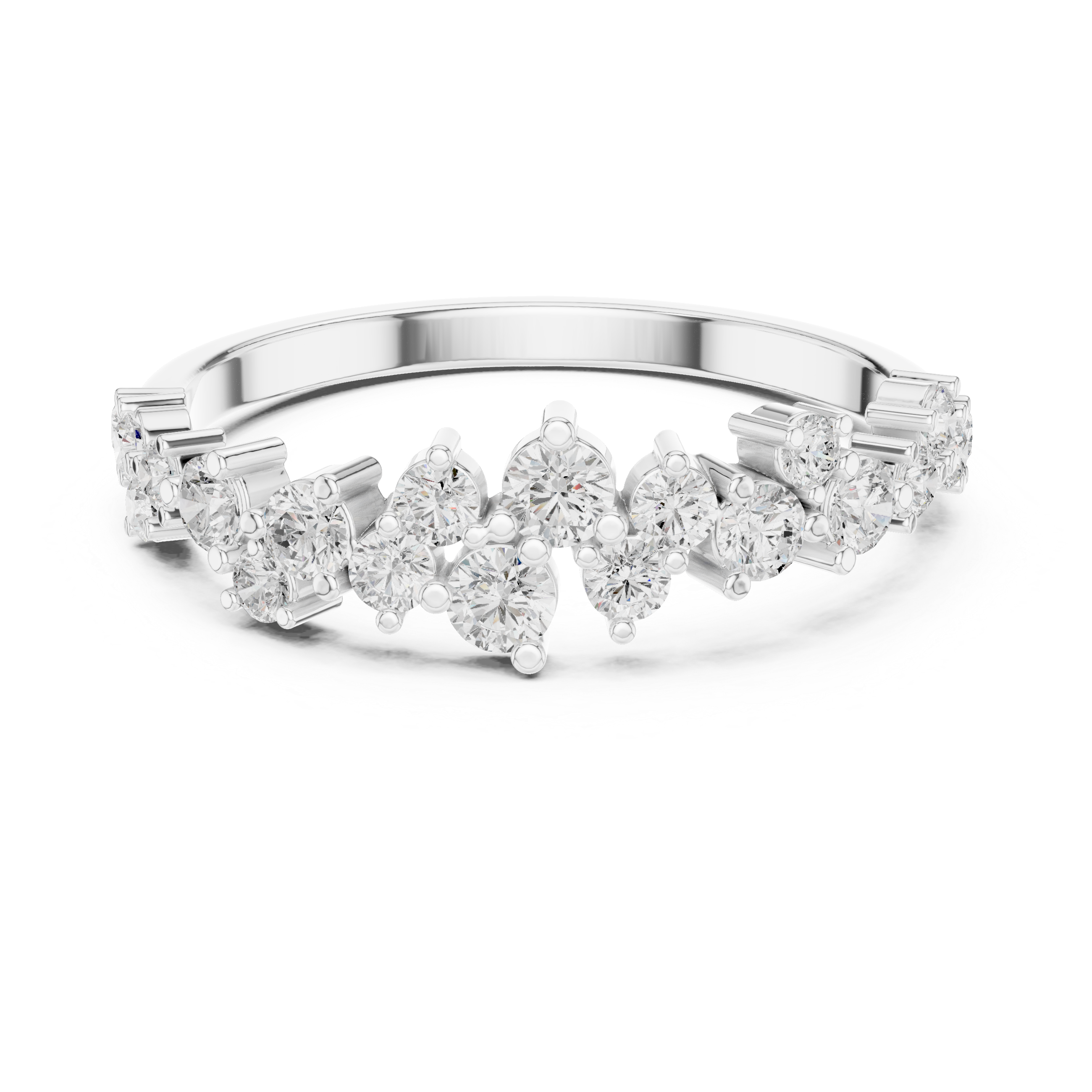 Sleek Arch Lab Grown Diamond Ring