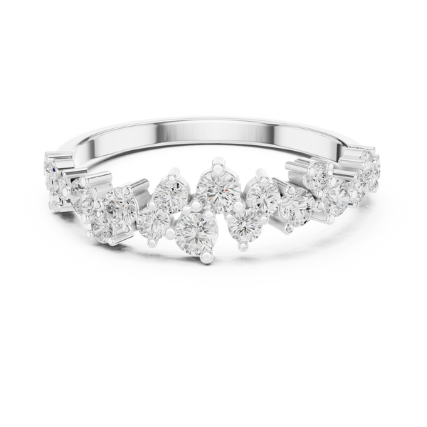 Sleek Arch Lab Grown Diamond Ring
