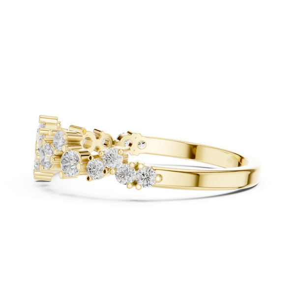 Sleek Arch Lab Grown Diamond Ring