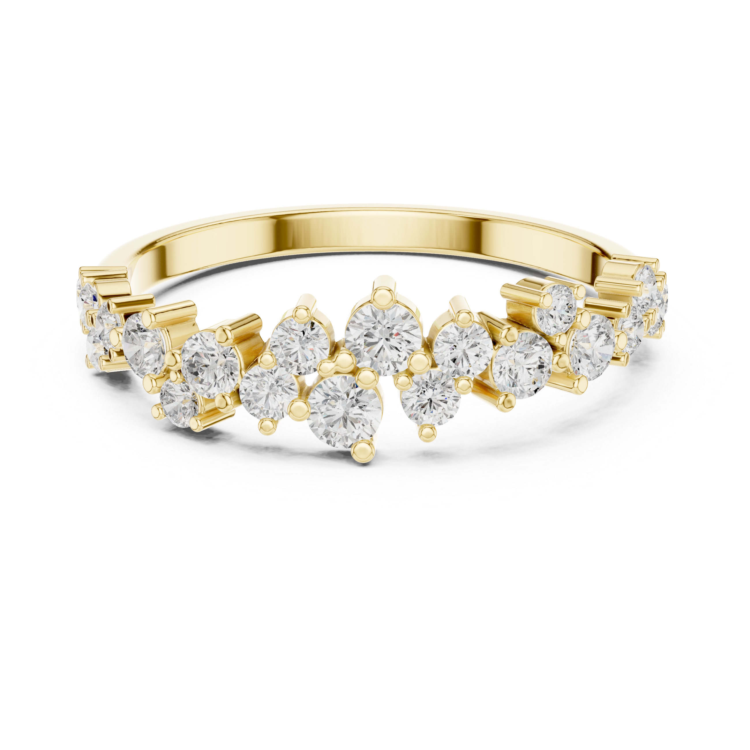 Sleek Arch Lab Grown Diamond Ring