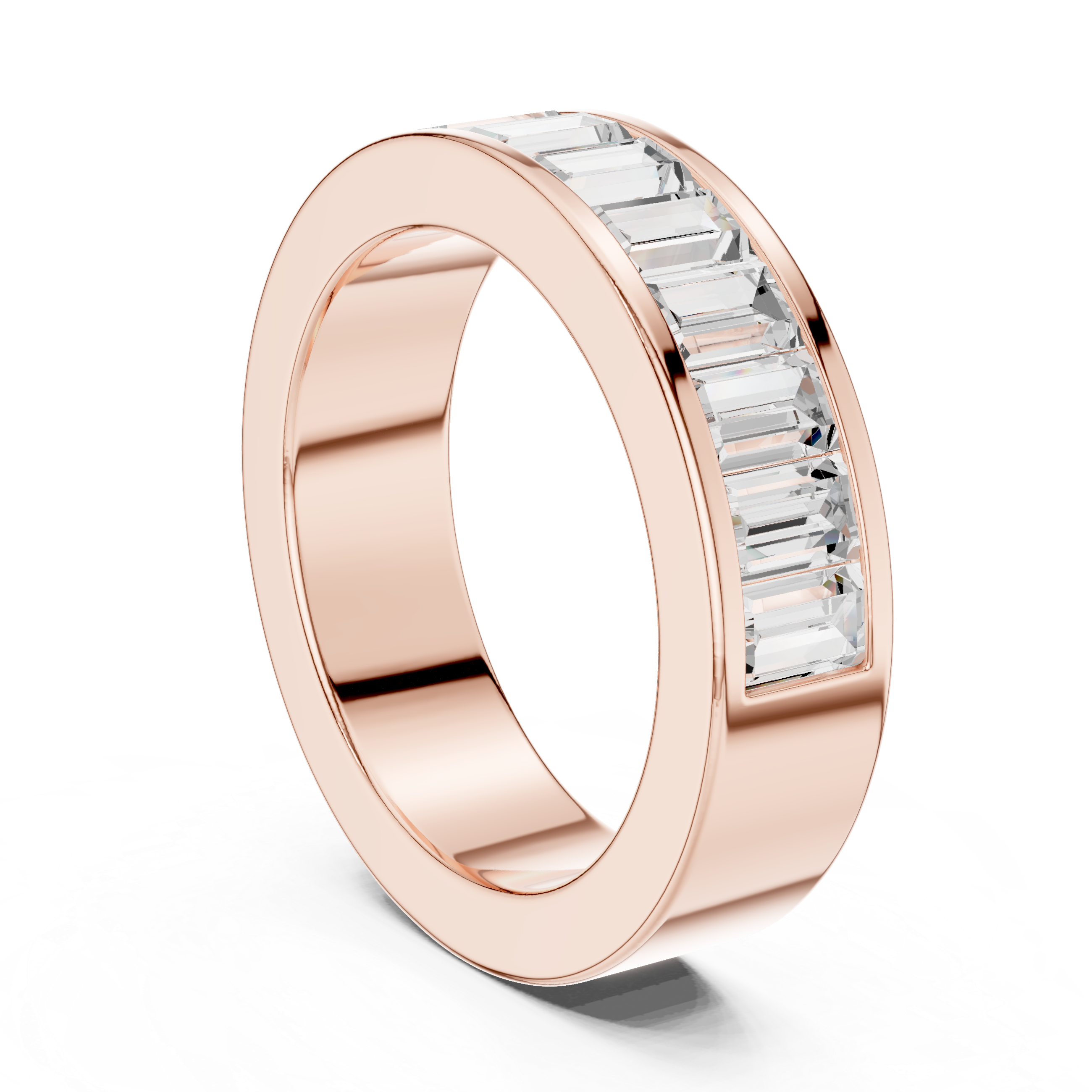 Curved Crown Lab Grown Diamond Ring