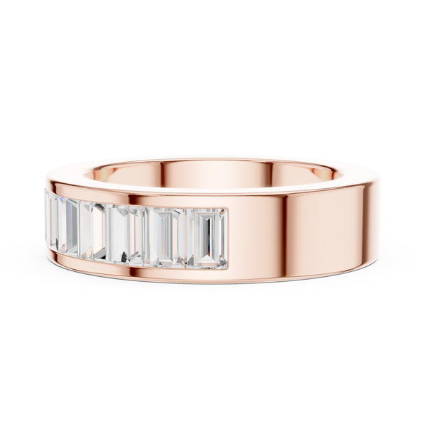 Curved Crown Lab Grown Diamond Ring