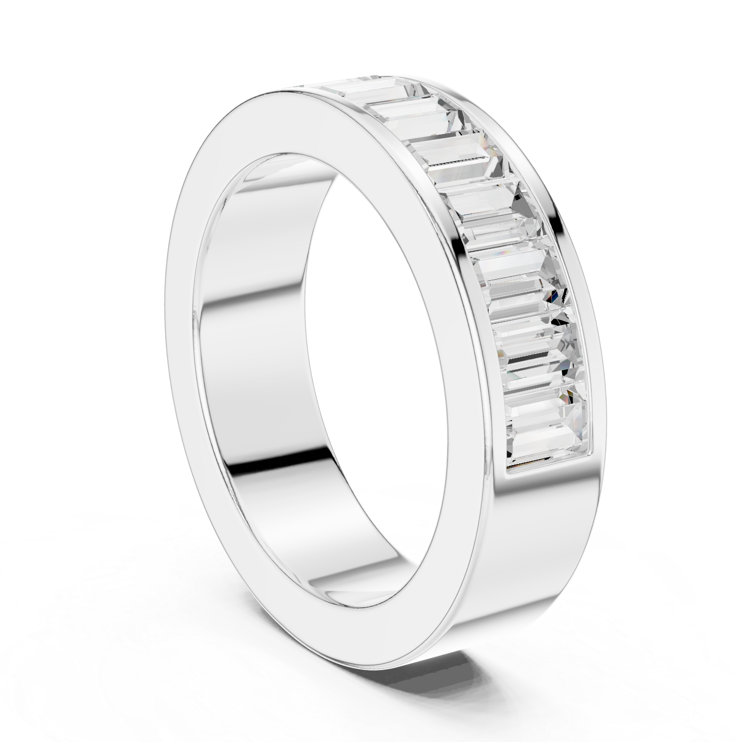 Curved Crown Lab Grown Diamond Ring