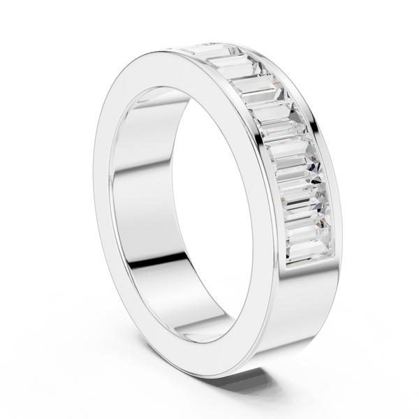 Curved Crown Lab Grown Diamond Ring