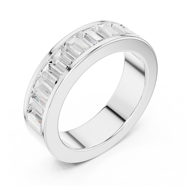 Curved Crown Lab Grown Diamond Ring