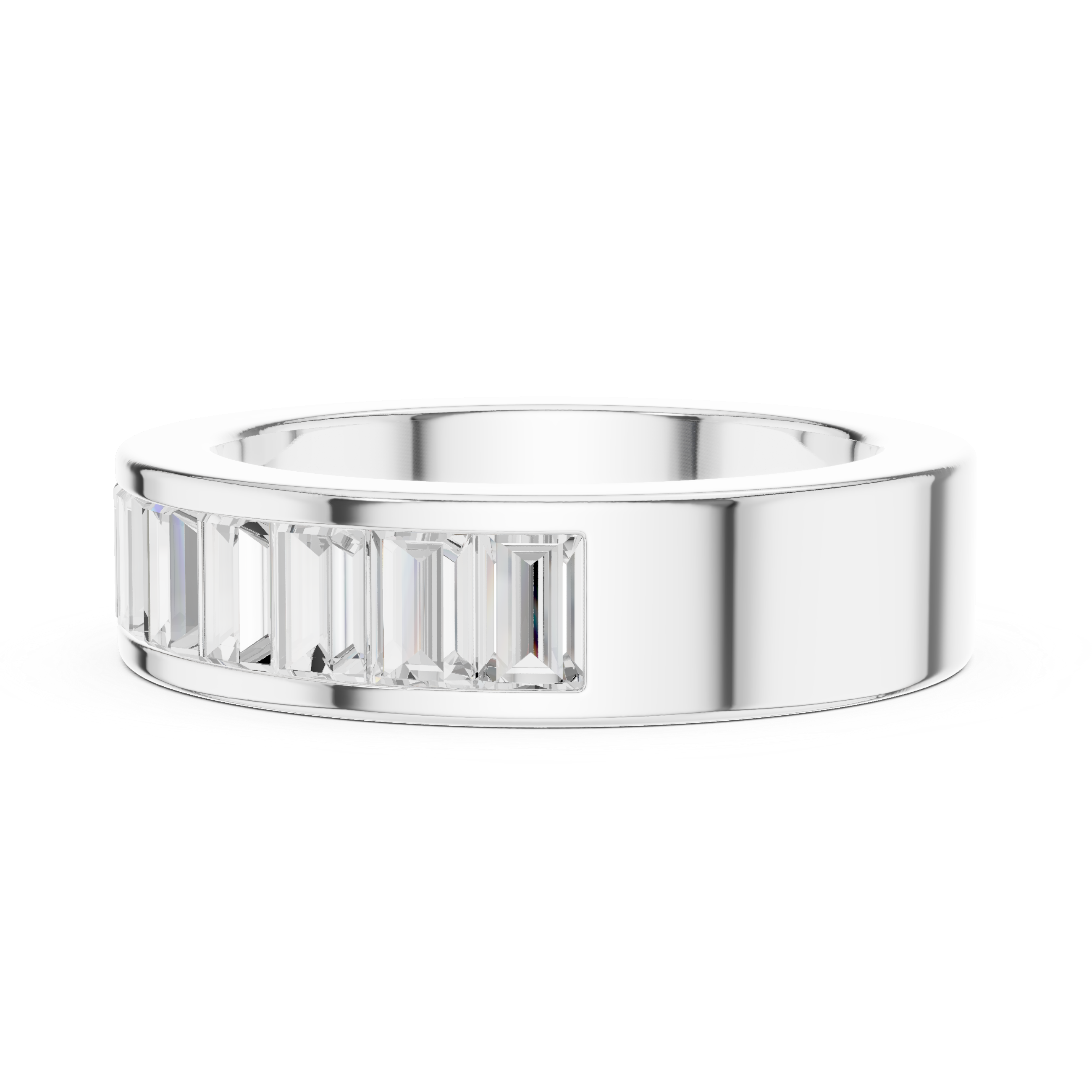 Curved Crown Lab Grown Diamond Ring