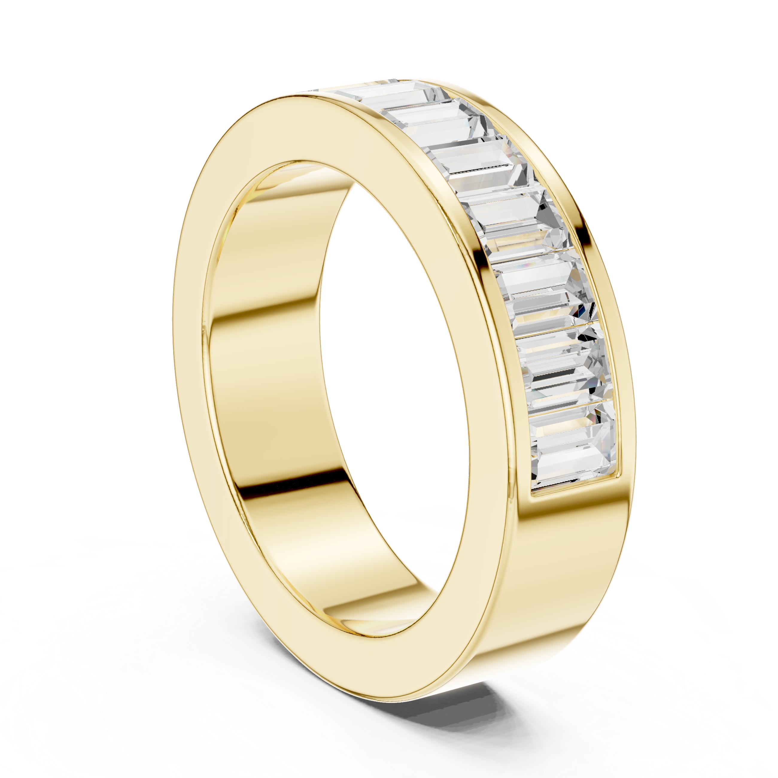 Curved Crown Lab Grown Diamond Ring