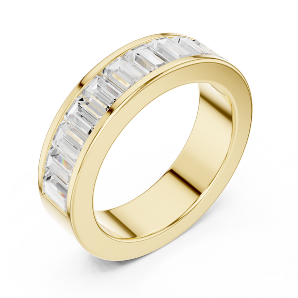 Curved Crown Lab Grown Diamond Ring