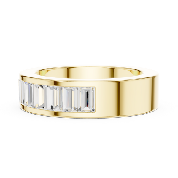 Curved Crown Lab Grown Diamond Ring
