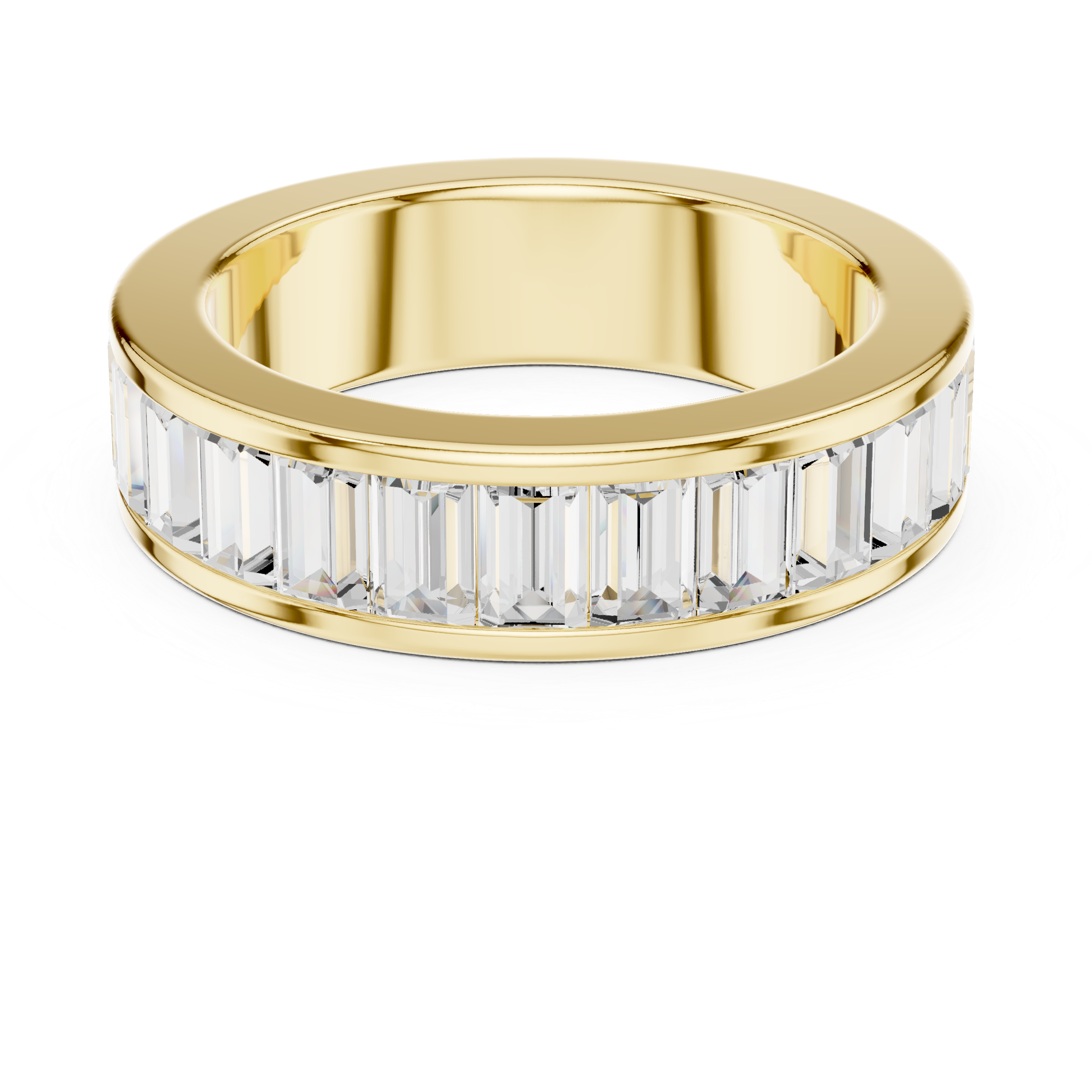 Curved Crown Lab Grown Diamond Ring
