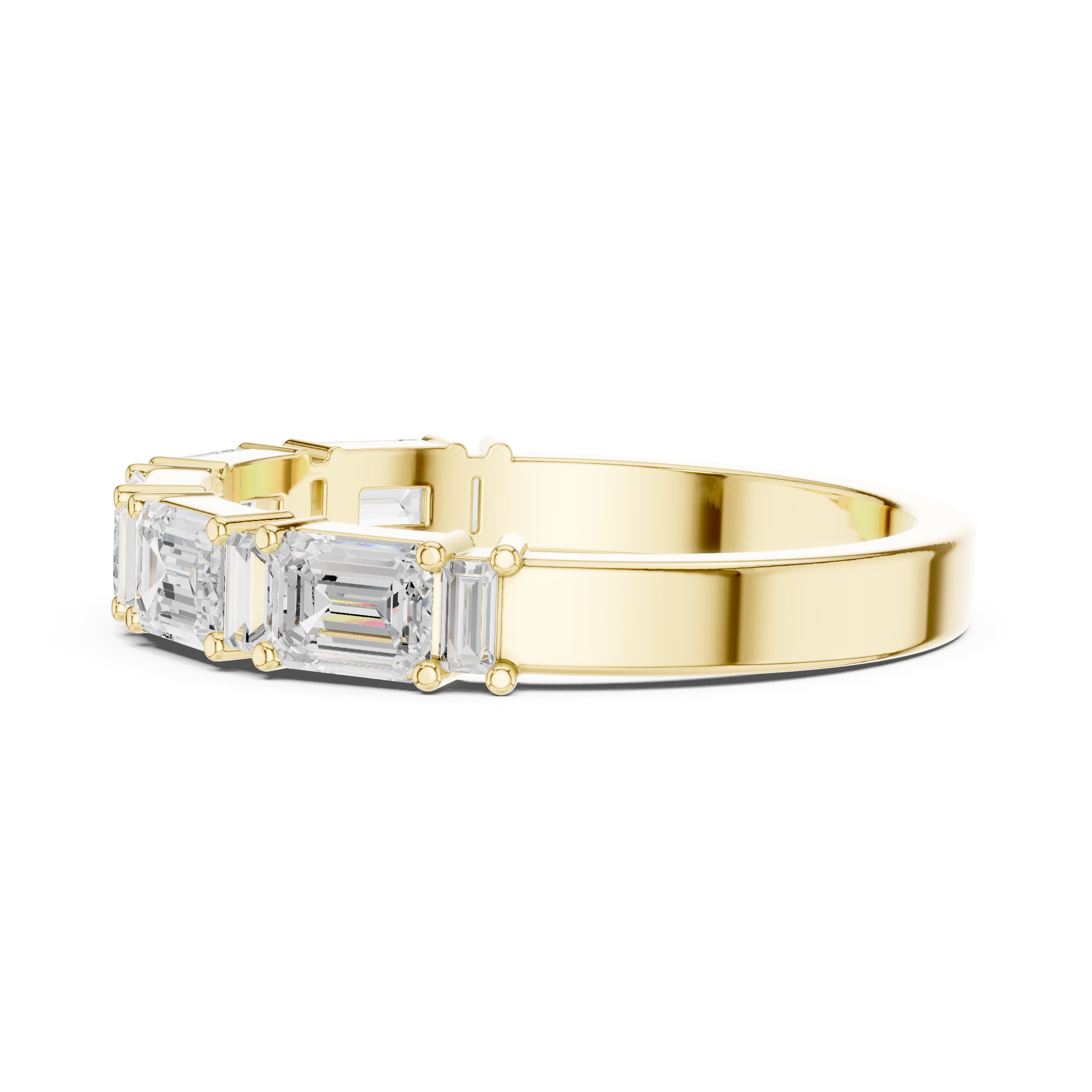 Vintage Scroll Lab Grown Diamond Ring