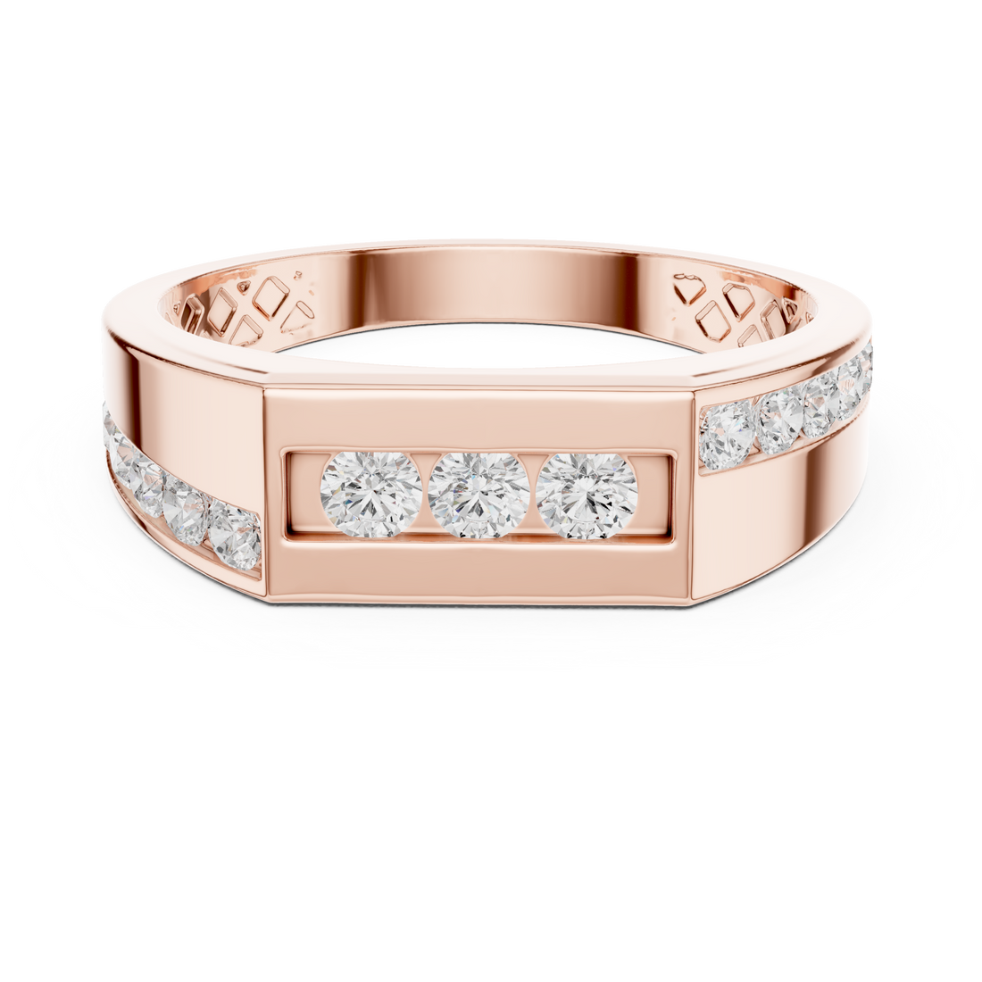Flush Edge Lab Grown Diamond Ring