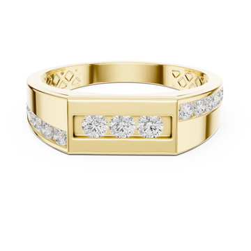 Flush Edge Lab Grown Diamond Ring