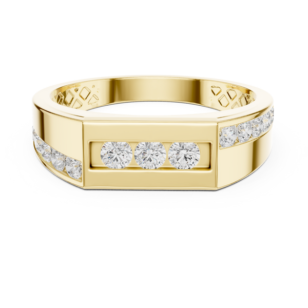 Flush Edge Lab Grown Diamond Ring
