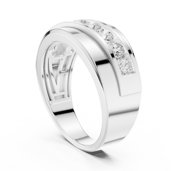 Scalloped Pavilion Lab Grown Diamond Ring