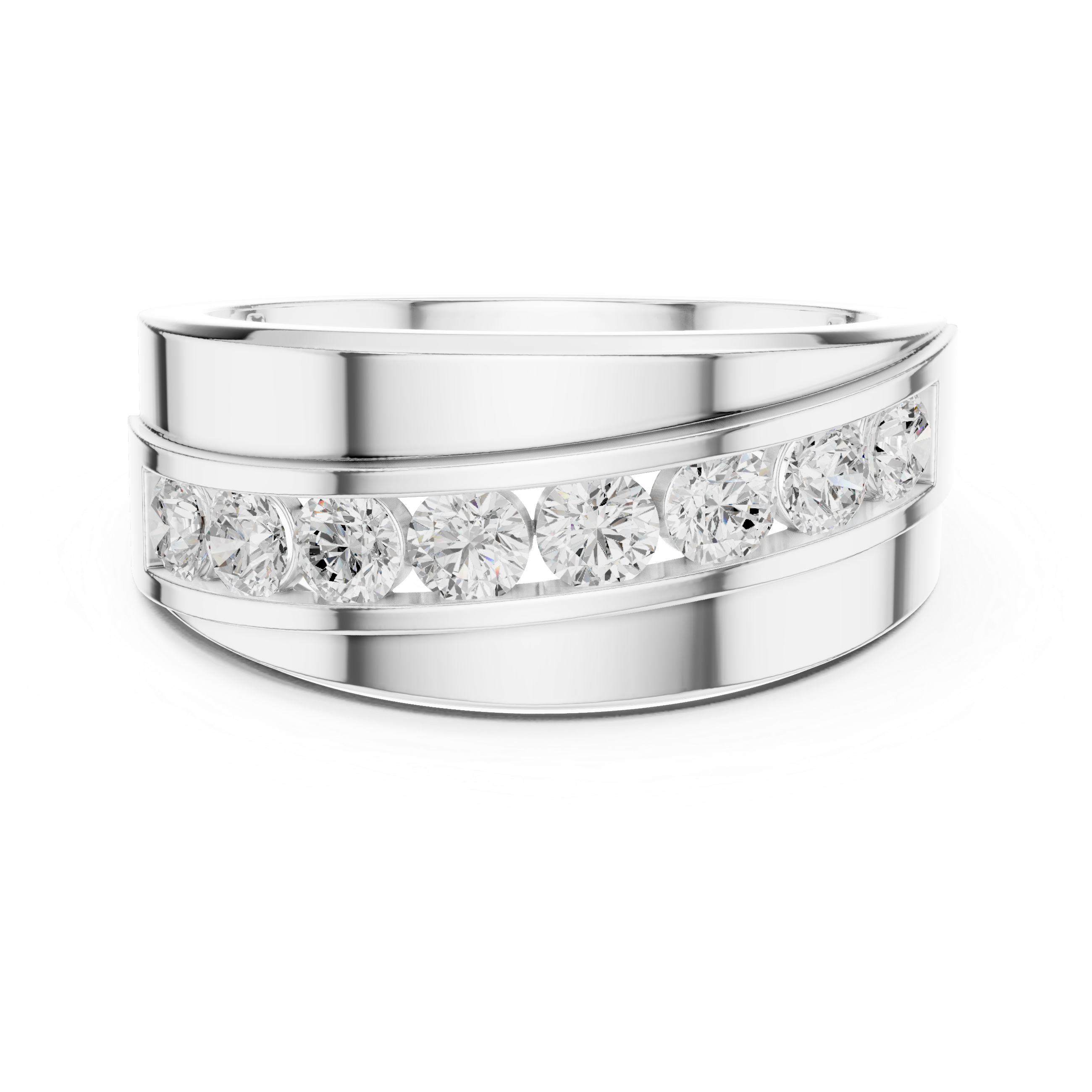 Scalloped Pavilion Lab Grown Diamond Ring