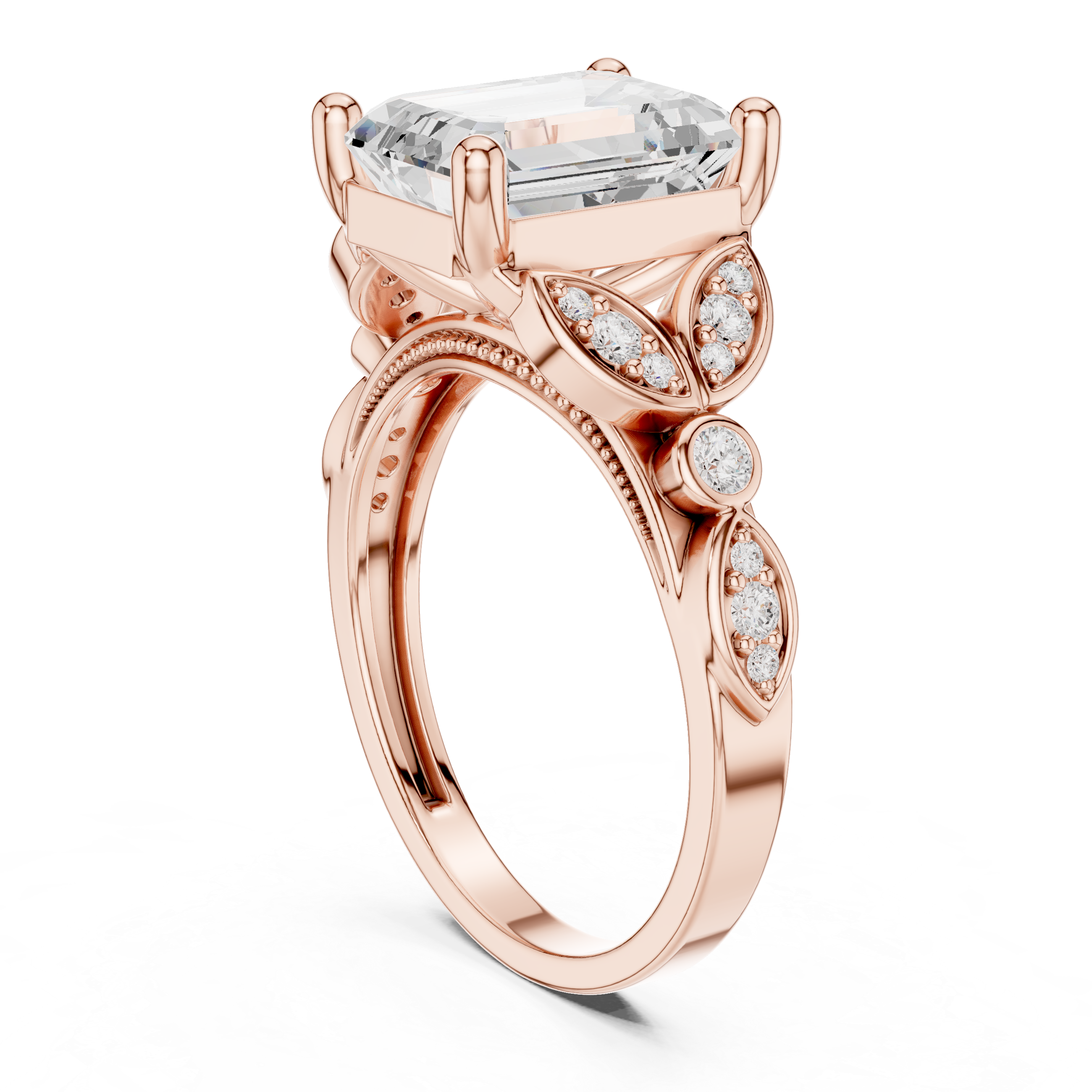 Tiara Crown Lab Grown Diamond Ring