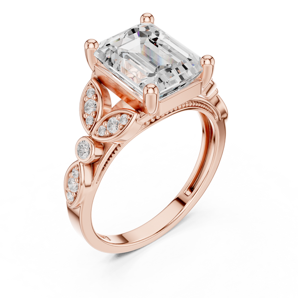 Tiara Crown Lab Grown Diamond Ring