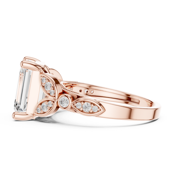 Tiara Crown Lab Grown Diamond Ring
