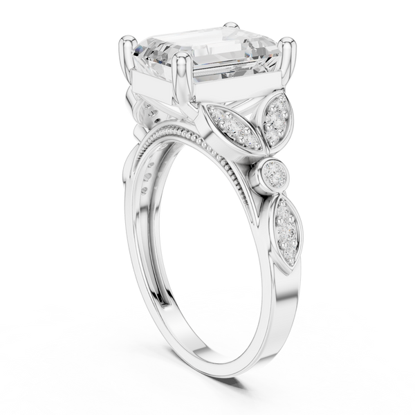 Tiara Crown Lab Grown Diamond Ring