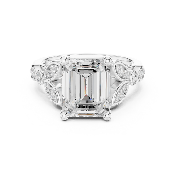 Tiara Crown Lab Grown Diamond Ring