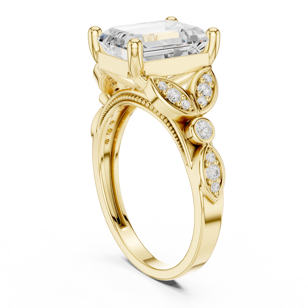Tiara Crown Lab Grown Diamond Ring