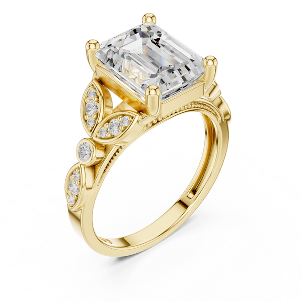 Tiara Crown Lab Grown Diamond Ring